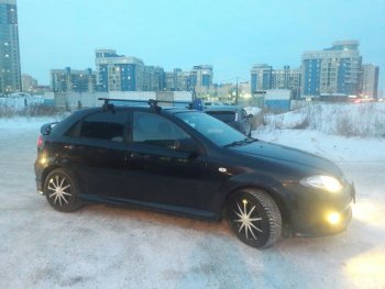 2 569 р. Пороги накладки Атланта Chevrolet Lacetti хэтчбек (2002-2013) (Неокрашенные)  с доставкой в г. Таганрог. Увеличить фотографию 4