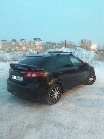 2 569 р. Пороги накладки Атланта Chevrolet Lacetti хэтчбек (2002-2013) (Неокрашенные)  с доставкой в г. Таганрог. Увеличить фотографию 5