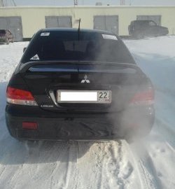 3 999 р. Средний спойлер 2.0 стандарт  Mitsubishi Lancer  9 (2003-2009) 1-ый рестайлинг седан, 2-ой рестайлинг седан (Без места под стоп-сигнал, Неокрашенный)  с доставкой в г. Таганрог. Увеличить фотографию 4