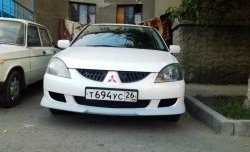 5 499 р. Накладка переднего бампера M-VRS Mitsubishi Lancer 9 1-ый рестайлинг седан (2003-2005) (Неокрашенная)  с доставкой в г. Таганрог. Увеличить фотографию 4