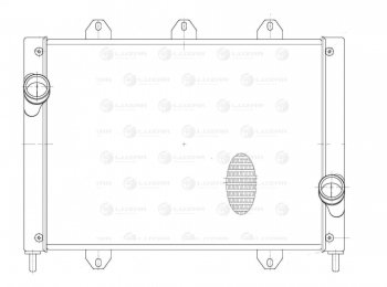 18 399 р. Радиатор интеркулера (ГАЗель Бизнес) LUZAR универсальный  ГАЗ Баргузин (2217 автобус), ГАЗель (3302,  2705,  3221,  3221,Бизнес,  2705,Бизнес,  3302,Бизнес), Соболь (2217 автобус,  2752,  2310,  2217 Бизнес автобус,  2752,Бизнес,  2310,Бизнес)  с доставкой в г. Таганрог. Увеличить фотографию 3