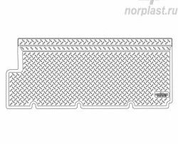 1 679 р. Коврик салонный Norplast (задний)  ГАЗ ГАЗель  2705 (1995-2010) дорестайлинг цельнометаллический фургон, 1-ый рестайлинг цельнометаллический фургон (Черный)  с доставкой в г. Таганрог. Увеличить фотографию 2