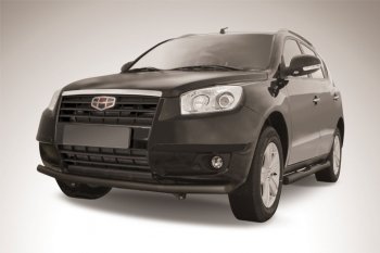 Защита переднего бампера Slitkoff (d57 мм) Geely (Джили) Emgrand X7 (Эмгранд) (2011-2015) дорестайлинг