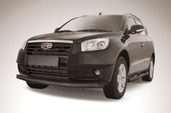 Защита переднего бампера Slitkoff (d76 мм) Geely (Джили) Emgrand X7 (Эмгранд) (2011-2015) дорестайлинг