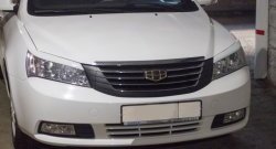 849 р. Реснички на фары Кураж  Geely Emgrand EC7 (2009-2016) седан дорестайлинг (Неокрашенные)  с доставкой в г. Таганрог. Увеличить фотографию 3