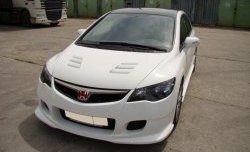 18 999 р. Передний бампер INGS Extreem  Honda Civic  FD (2005-2011) седан дорестайлинг, седан рестайлинг (Неокрашенный)  с доставкой в г. Таганрог. Увеличить фотографию 3