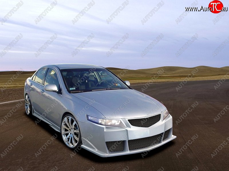 3 649 р. Реснички на фары EVO Honda Accord CL седан дорестайлинг (2002-2005)  с доставкой в г. Таганрог