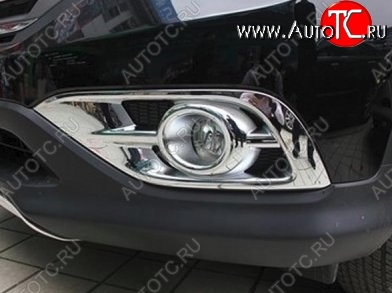 4 749 р. Подиумы противотуманных фар СТ Honda CR-V RM1,RM3,RM4 дорестайлинг (2012-2015)  с доставкой в г. Таганрог