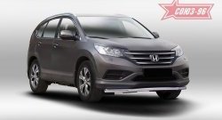 Защита переднего бампера одинарная Souz-96 (d60) Honda CR-V RM1,RM3,RM4 дорестайлинг (2012-2015)