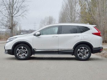 38 999 р. Широкая защита порогов SLITKOFF v3  Honda CR-V  RW,RT (2016-2020) дорестайлинг  с доставкой в г. Таганрог. Увеличить фотографию 3