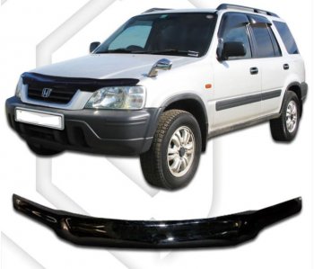 Дефлектор капота CA-Plastic Honda (Хонда) CR-V (СР-В)  RD1,RD2,RD3 (1995-2001) RD1,RD2,RD3  дорестайлинг, рестайлинг