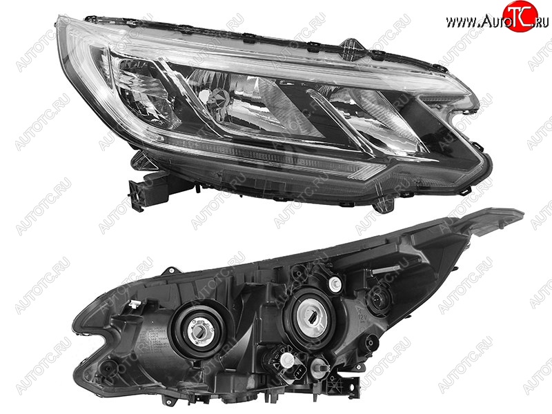 18 549 р. Правая фара SAT Honda CR-V RM1,RM3,RM4 рестайлинг (2014-2018)  с доставкой в г. Таганрог