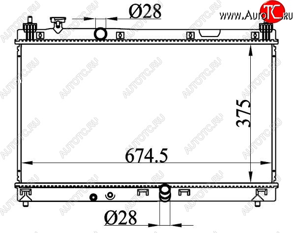 6 799 р. Радиатор SAT (пластинчатый, GK3/GK4)  Honda Fit ( GP,GK,  3,  3 GP,GK) (2013-2020)  дорестайлинг, GP,GK 1-ый рестайлинг, 2-ой рестайлинг  с доставкой в г. Таганрог