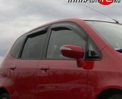 899 р. Дефлекторы окон (ветровики) Novline 4 шт  Honda Fit  1 - Jazz  с доставкой в г. Таганрог. Увеличить фотографию 1