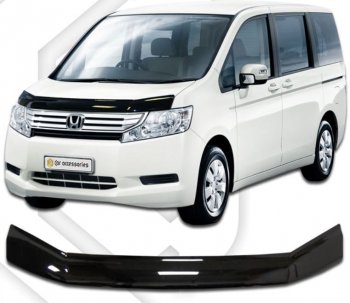 Дефлектор капота RK CA-Plastic Honda (Хонда) StepWagon (Степ)  RK (2009-2012) RK минивэн дорестайлинг