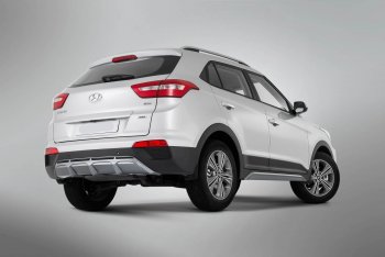 9 399 р. Накладка заднего бампера Xmug Hyundai Creta GS дорестайлинг (2015-2019) (Неокрашенная)  с доставкой в г. Таганрог. Увеличить фотографию 4