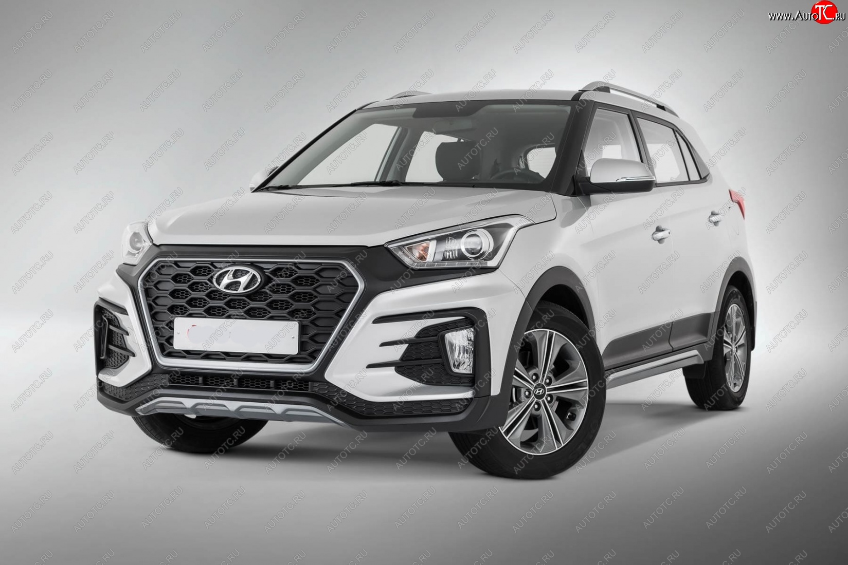 22 499 р. Передний бампер Xmug  Hyundai Creta  GS (2015-2021) дорестайлинг, рестайлинг (Неокрашенный)  с доставкой в г. Таганрог