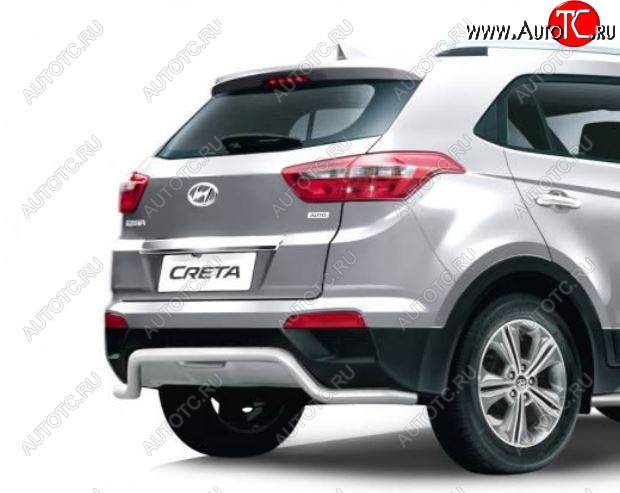 17 999 р. Защита заднего бампера Petroil Tuning  Hyundai Creta  GS (2015-2021) дорестайлинг, рестайлинг  с доставкой в г. Таганрог