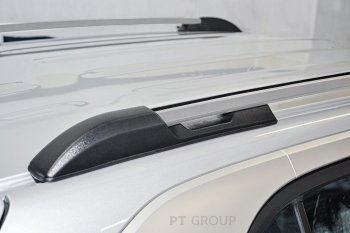 7 949 р. Рейлинги Petroil Tuning  Hyundai Creta  SU (2020-2022) (Серебристый муар)  с доставкой в г. Таганрог. Увеличить фотографию 5