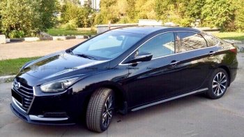 5 649 р. Юбка переднего бампера АВТОКРАТ Hyundai I40 1 VF дорестайлинг седан (2011-2015) (Неокрашенная)  с доставкой в г. Таганрог. Увеличить фотографию 4