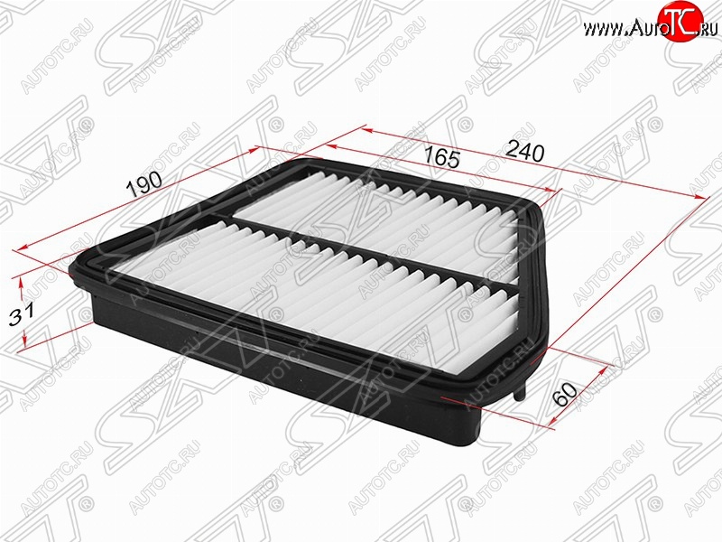 274 р. Фильтр воздушный двигателя SAT (1.5, 1.6, 1.8)  Hyundai Lavita - Matrix  1 FC  с доставкой в г. Таганрог