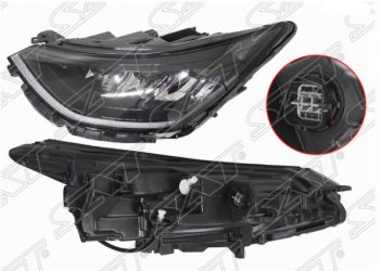 Левая передняя фара SAT (LED) Hyundai (Хюндаи) Sonata (Соната)  DN8 (2019-2022) DN8