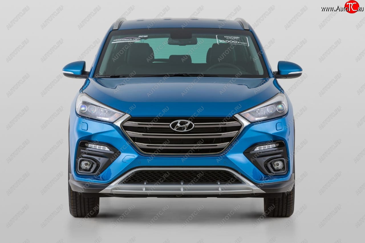 17 999 р. Передний бампер YT  Hyundai Tucson  TL (2015-2018) дорестайлинг (Неокрашенный)  с доставкой в г. Таганрог