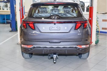 14 999 р. Фаркоп Petroil Tuning (съемный квадрат, сборка РФ) Hyundai Tucson NX4 (2020-2022)  с доставкой в г. Таганрог. Увеличить фотографию 3