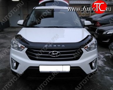 999 р. Дефлектор капота Russtal Hyundai Creta GS дорестайлинг (2015-2019)  с доставкой в г. Таганрог