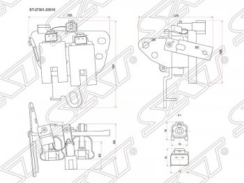 1 899 р. Катушка зажигания SAT  Hyundai Elantra  HD - I30  FD  с доставкой в г. Таганрог. Увеличить фотографию 1