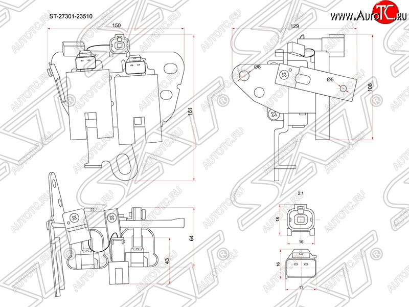 1 879 р. Катушка зажигания SAT  Hyundai Elantra  HD - I30  FD  с доставкой в г. Таганрог