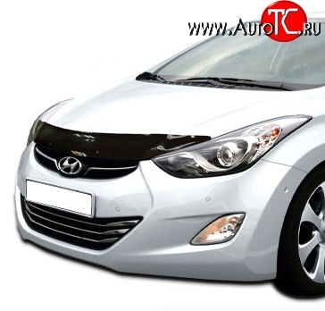 2 879 р. Дефлектор капота NovLine  Hyundai Elantra  MD (2010-2013) дорестайлинг  с доставкой в г. Таганрог