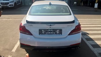 7 949 р. Спойлер на багажник АвтоКрат Hyundai Genesis DH седан рестайлинг (2014-2017) (Неокрашенный)  с доставкой в г. Таганрог. Увеличить фотографию 5