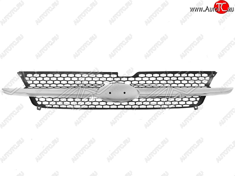 1 859 р. Решётка радиатора SAT (в сборе с хром. молдингом)  Hyundai Getz  TB (2002-2005) хэтчбэк 5 дв. дорестайлинг (Неокрашенная)  с доставкой в г. Таганрог