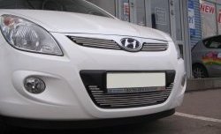 Декоративная вставка воздухозаборника Berkut Hyundai i20 PB хэтчбэк дорестайлинг (2008-2012)