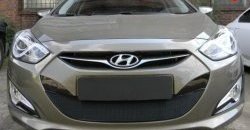 Сетка на бампер Russtal (черная) Hyundai I40 1 VF дорестайлинг седан (2011-2015)