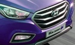 6 849 р. Накладка на решетку радиатора СТ Hyundai Tucson TL дорестайлинг (2015-2018)  с доставкой в г. Таганрог. Увеличить фотографию 2