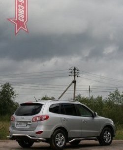 11 159 р. Защита заднего бампера Souz-96 (d60) Hyundai Santa Fe CM рестайлинг (2009-2012)  с доставкой в г. Таганрог. Увеличить фотографию 2