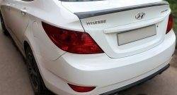 Лип спойлер Драйв Hyundai Solaris RBr седан дорестайлинг (2010-2014)