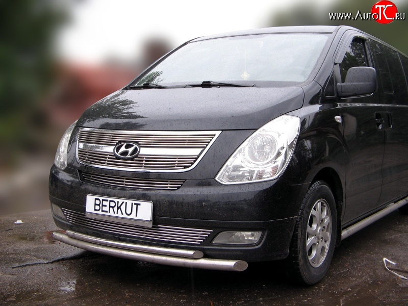 3 799 р. Декоративная вставка воздухозаборника Berkut Hyundai Starex/Grand Starex/H1 TQ дорестайлинг (2007-2013)  с доставкой в г. Таганрог