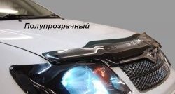 2 199 р. Дефлектор капота CA-Plastic  Hyundai Tucson  TL (2015-2021) дорестайлинг, рестайлинг (Classic черный, Без надписи)  с доставкой в г. Таганрог. Увеличить фотографию 3