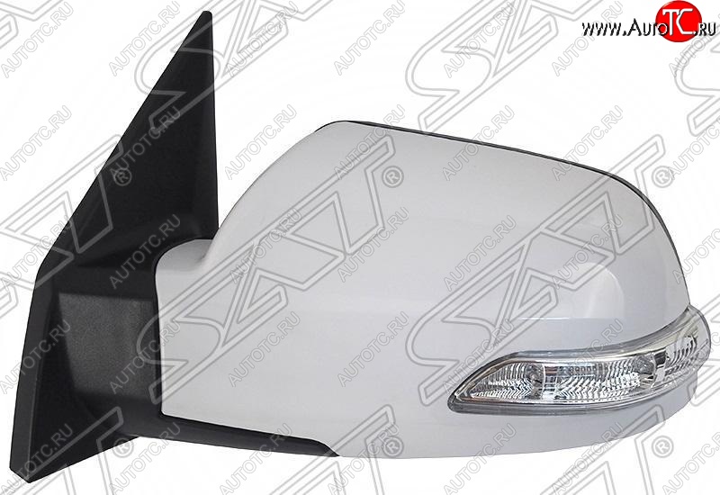 5 749 р. Боковое левое зеркало заднего вида SAT (поворот, 5 контактов) Hyundai Tucson JM (2004-2010) (Неокрашенное)  с доставкой в г. Таганрог