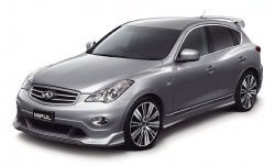 41 249 р. Передний бампер Impul INFINITI EX35 J50 (2007-2013) (Неокрашенный)  с доставкой в г. Таганрог. Увеличить фотографию 2