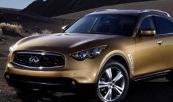 Накладка на передний бампер CT INFINITI FX35 S50 дорестайлинг (2002-2005)