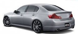 25 249 р. Накладка на задний бампер Impul INFINITI G35 V36 седан (2006-2015) (Неокрашенная)  с доставкой в г. Таганрог. Увеличить фотографию 2