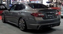 42 899 р. Задний бампер Impul INFINITI M (2010-2014) (Без карбоновых вставок, Неокрашенный)  с доставкой в г. Таганрог. Увеличить фотографию 1