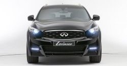 23 749 р. Передний бампер Lorinser INFINITI QX70 S51 (2013-2020) (Неокрашенный)  с доставкой в г. Таганрог. Увеличить фотографию 2