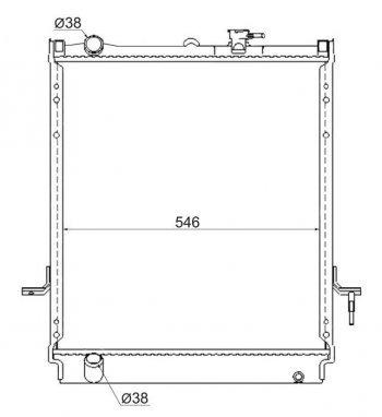 14 499 р. Радиатор двигателя (пластинчатый, 3.0, МКПП) SAT  Isuzu Elf (NPR75) (1993-2014)  дорестайлинг,  дорестайлинг  с доставкой в г. Таганрог. Увеличить фотографию 1