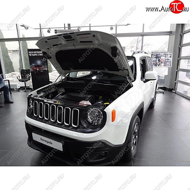 2 049 р. Упоры капота Russtal Jeep Renegade (2015-2025)  с доставкой в г. Таганрог