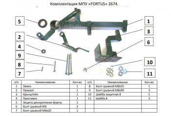 15 899 р. Замок КПП FORTUS (6MT)  KIA Seltos (2019-2025)  с доставкой в г. Таганрог. Увеличить фотографию 3